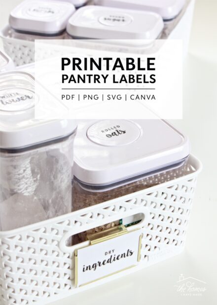 Easy-to-Use Printable Pantry Labels (That Look Amazing Too!) - The ...