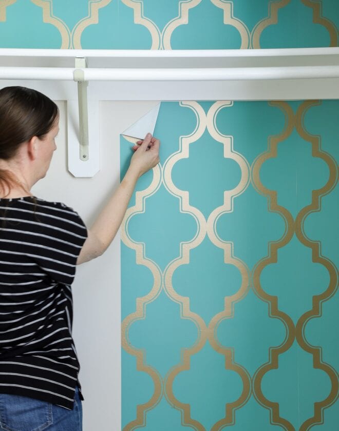 How to Wallpaper a Backsplash The Homes I Have Made