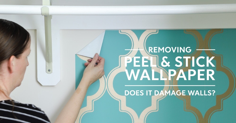 Does Peel And Stick Wallpaper Damage Walls The Homes I Have Made