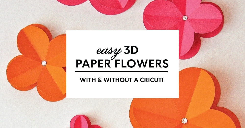 How to Make Rolled Paper Flowers with Cricut - Sarah Maker