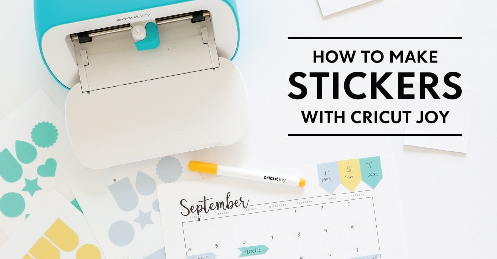 Make Stickers with the Cricut Joy - Conquer Your Cricut, Cameo & ScanNCut  Confusion!