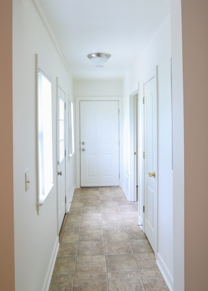 Back Hallway in "Watson" 2 Story House on Camp Lejeune