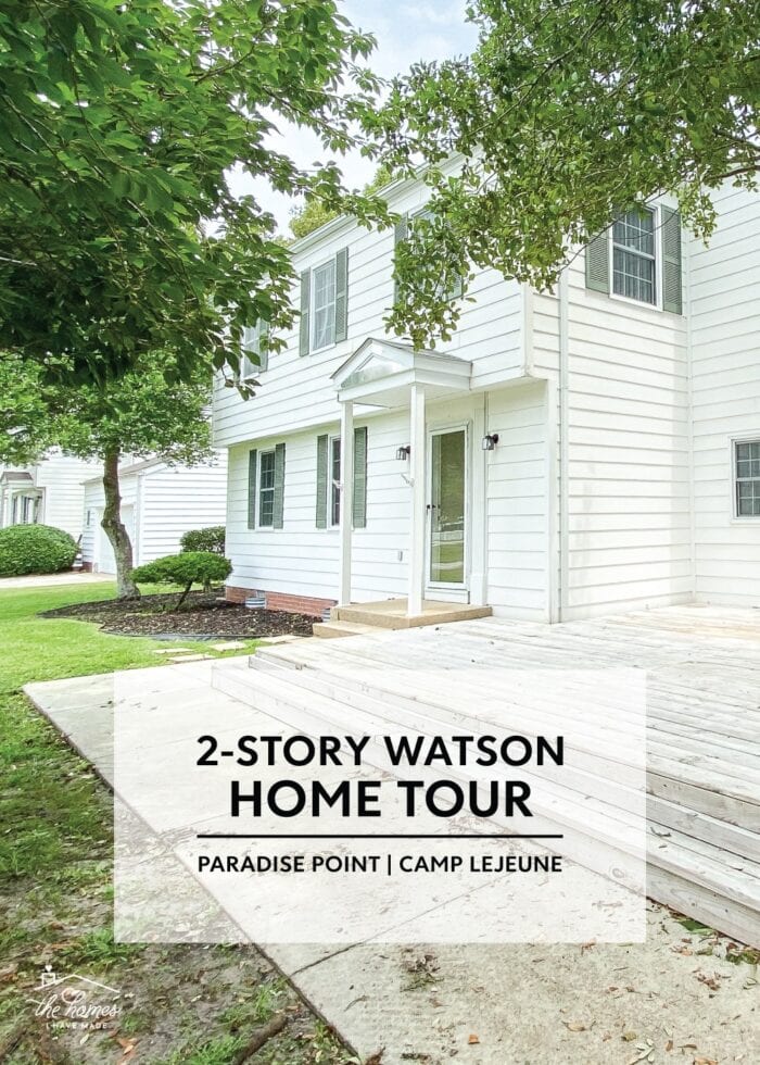 Exterior of "Watson" 2 Story House on Camp Lejeune