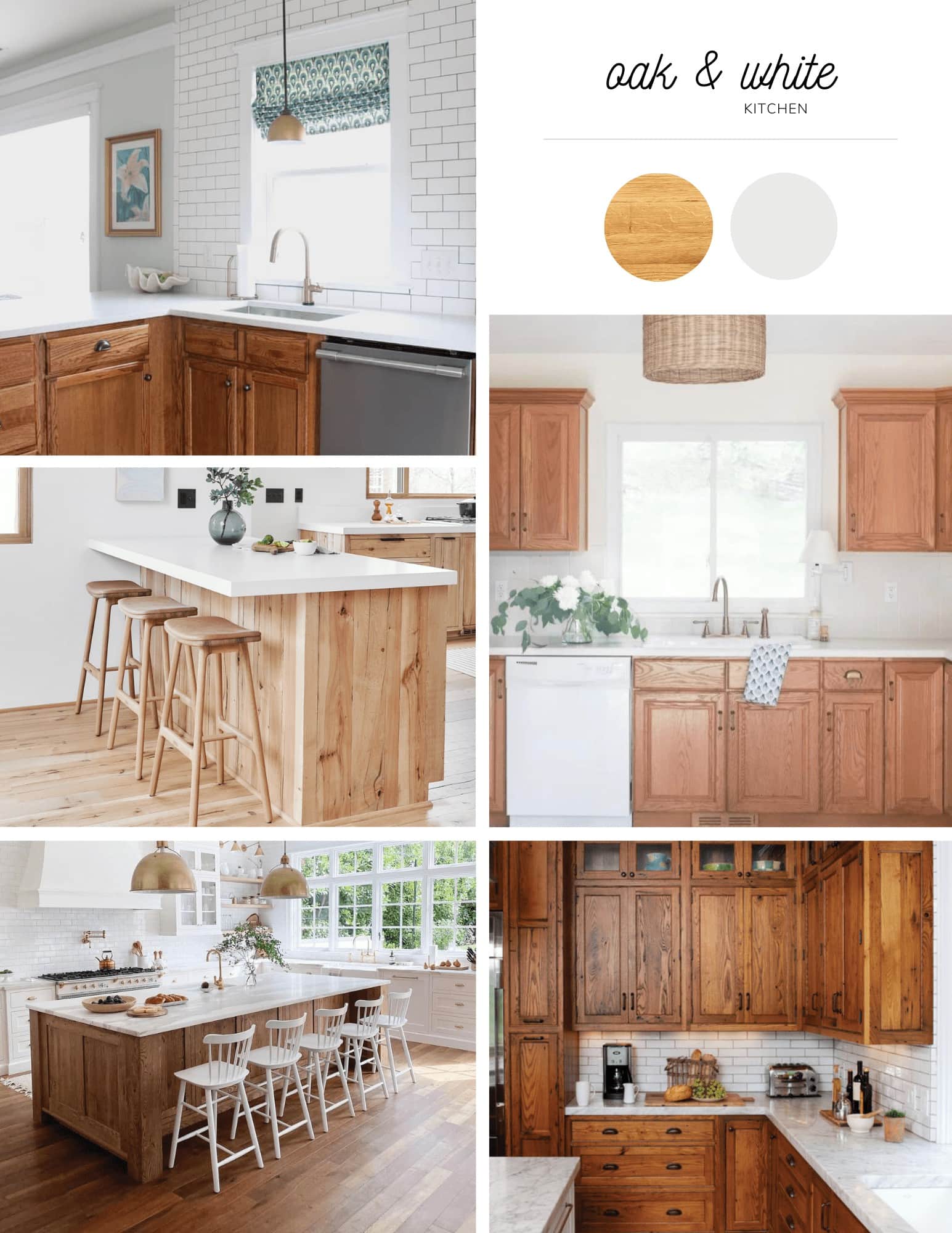 What Kitchen Color Schemes Work With Oak Cabinets The Homes I Have Made 5551