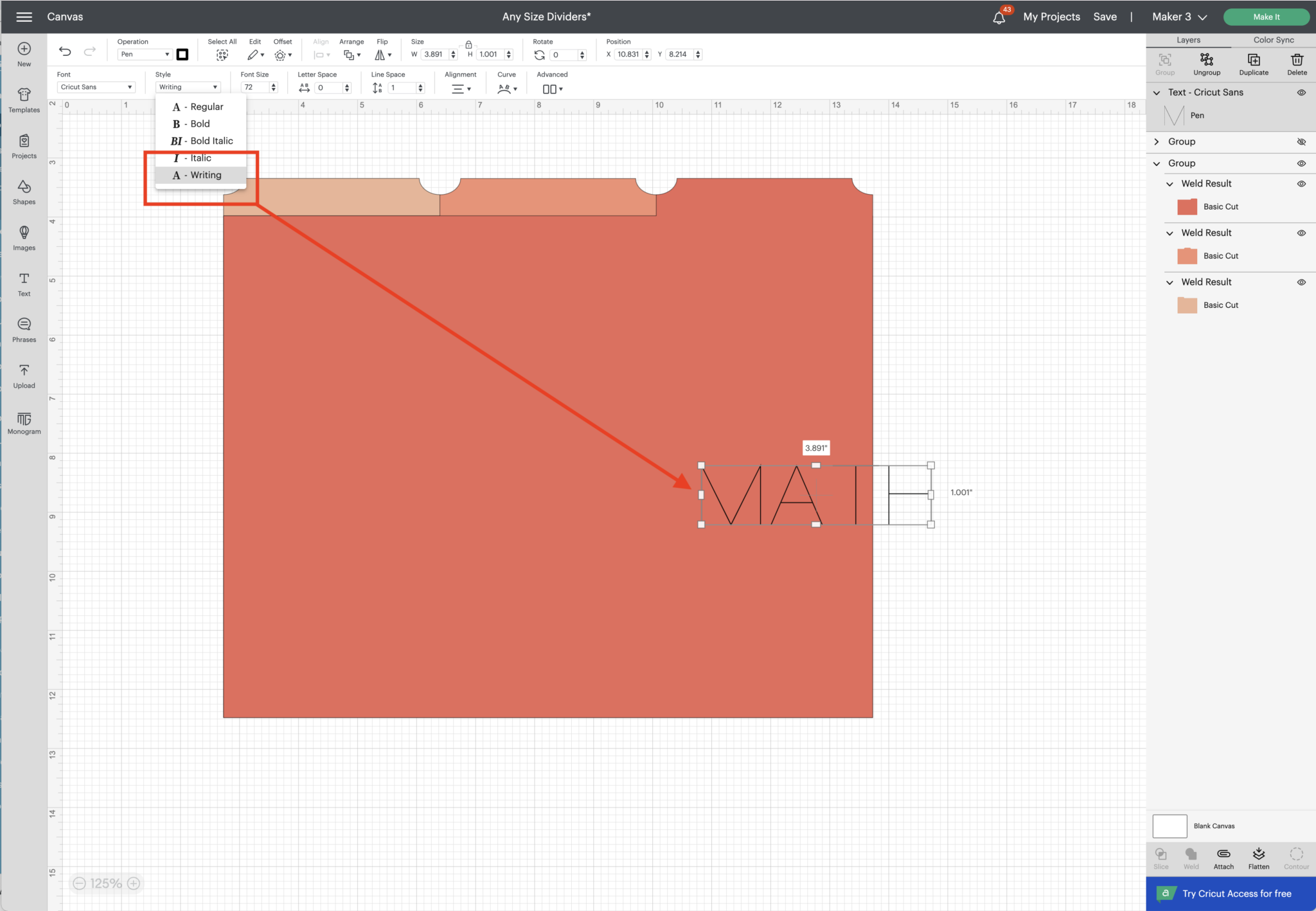 How to Make DIY Binder Dividers on a Cricut Machine The Homes I Have Made