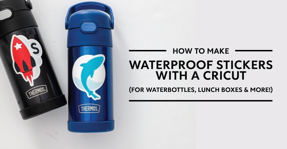 Making Water Bottle Stickers with the Cricut Joy Xtra