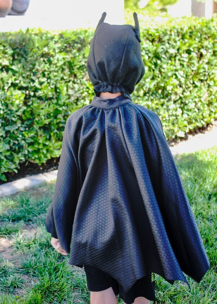 Superhero cape from back