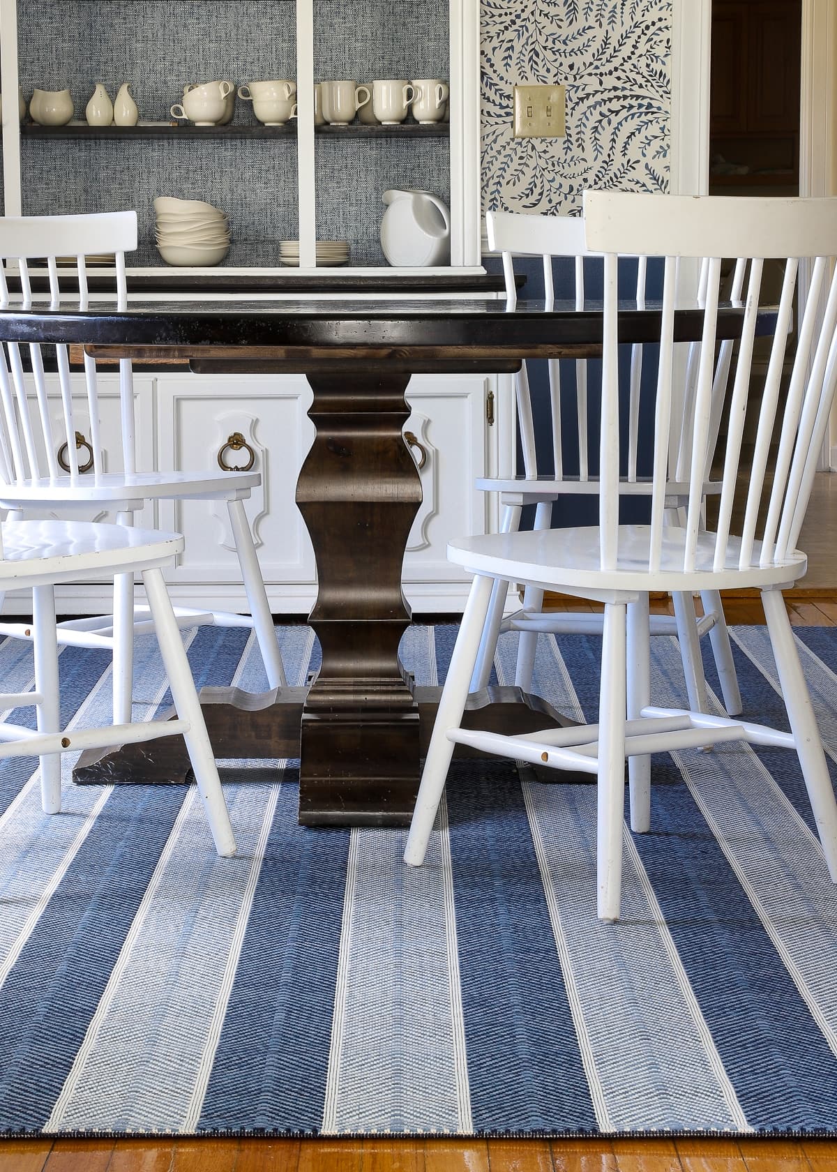 A Rug Under the Kitchen Table  Practical Ideas for Making It Work - The  Homes I Have Made