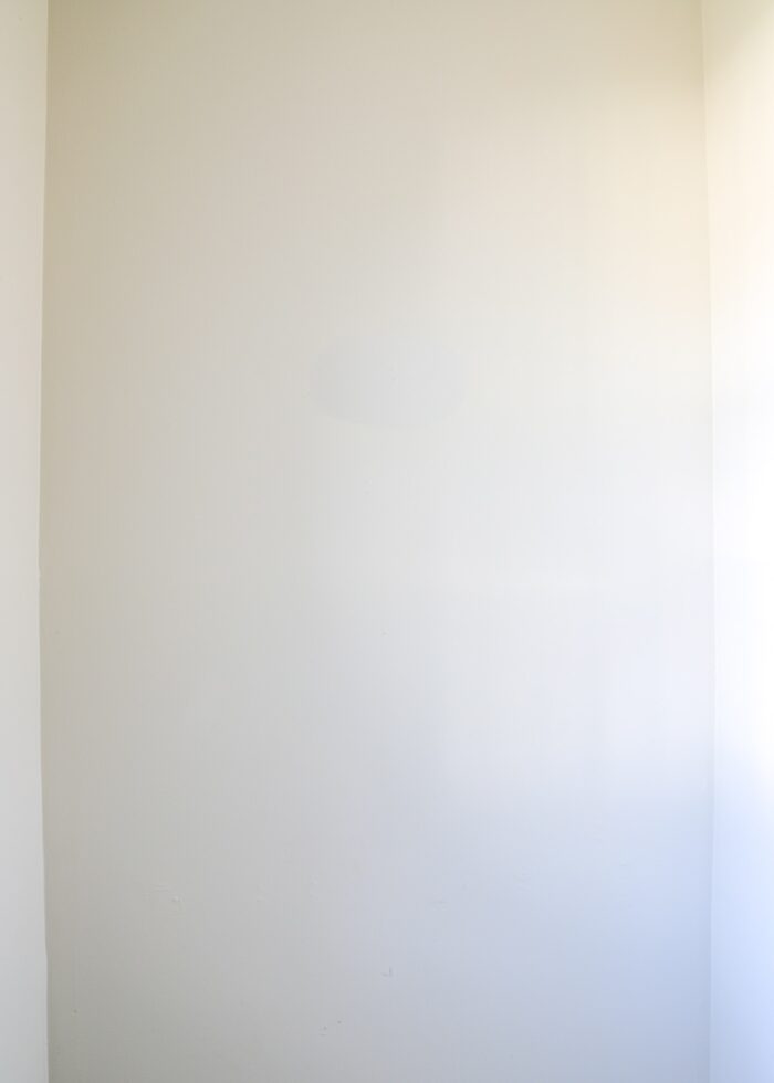 Blank bathroom wall