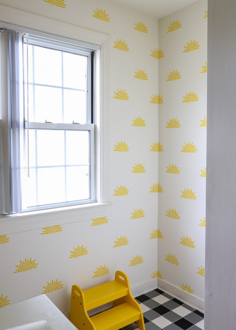 Stenciling a Wall Using Cricut's Smart Stencil - The Homes I Have Made