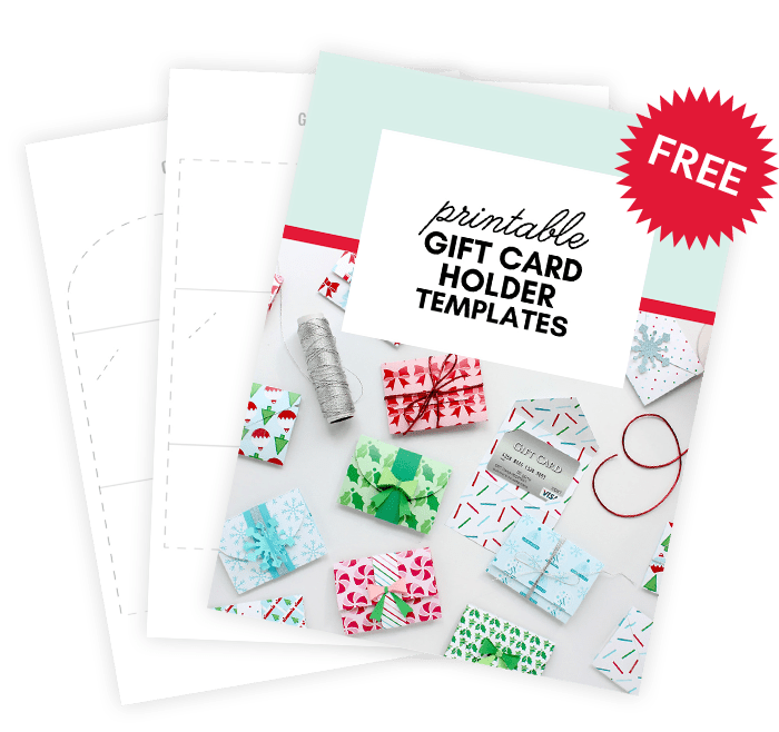 Free Printable Gift Card Holder & 8 Gift Card Ideas