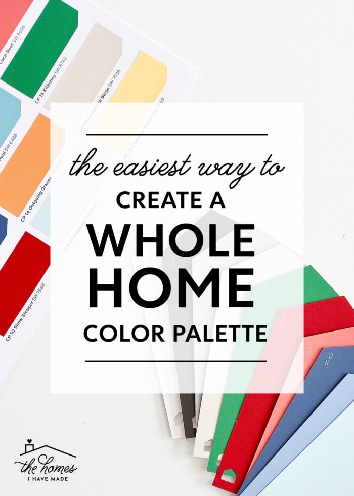 Paint swatches from the HGTV Home By Sherwin Williams Color Collections - Coral Accent Color