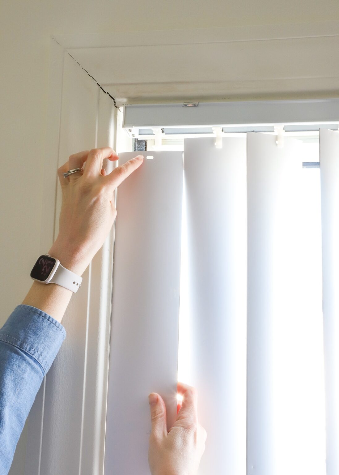 How to Remove Vertical Blinds | It's Easier Than You Think - The Homes - How To Cut Vertical Blinds That Are Too Long