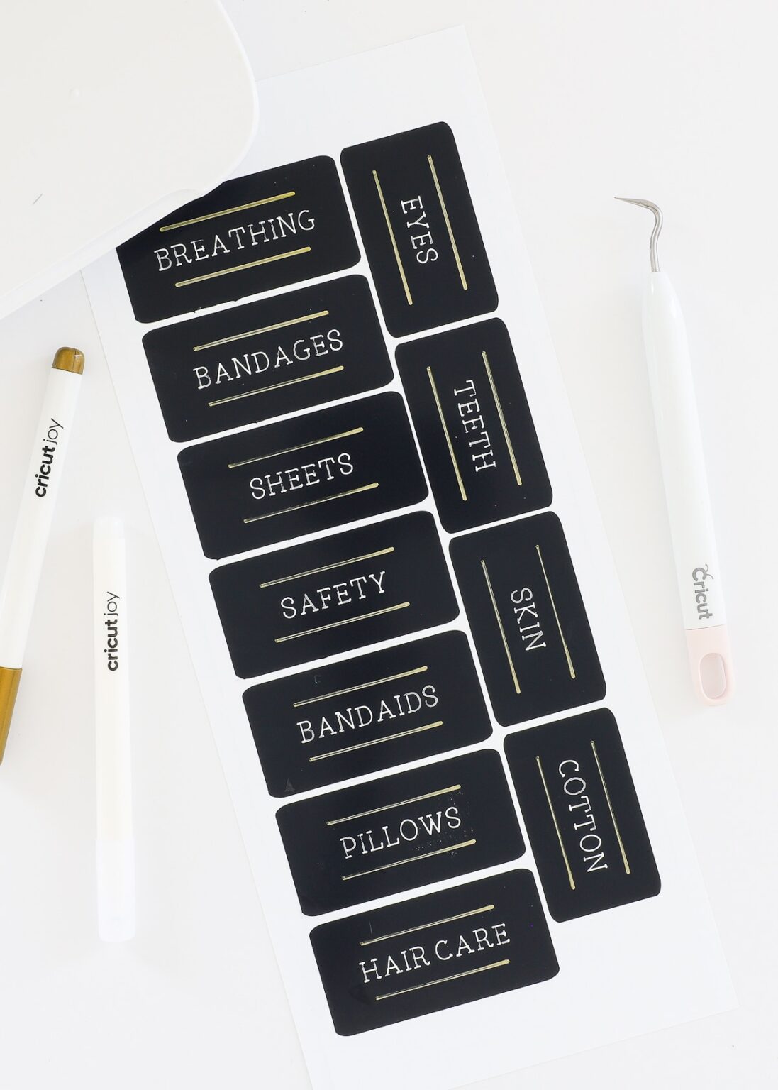 The 5 Different Ways You Can Make Labels with a Cricut Machine The