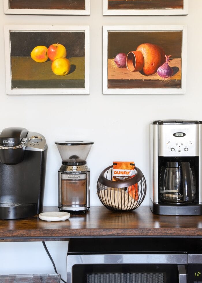 How to Set Up a Functional Kitchen Coffee Station (& Save Serious