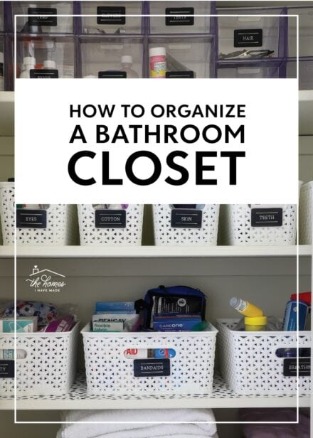 Top Tips for a Perfectly Organized Bathroom Closet (That Looks Great ...