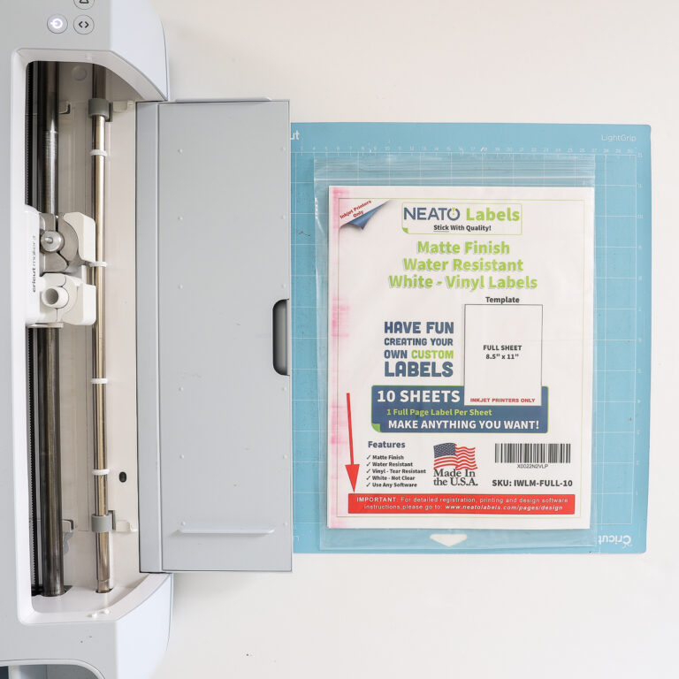 How to Make Return Address Labels with ANY Cricut Machine! The Homes