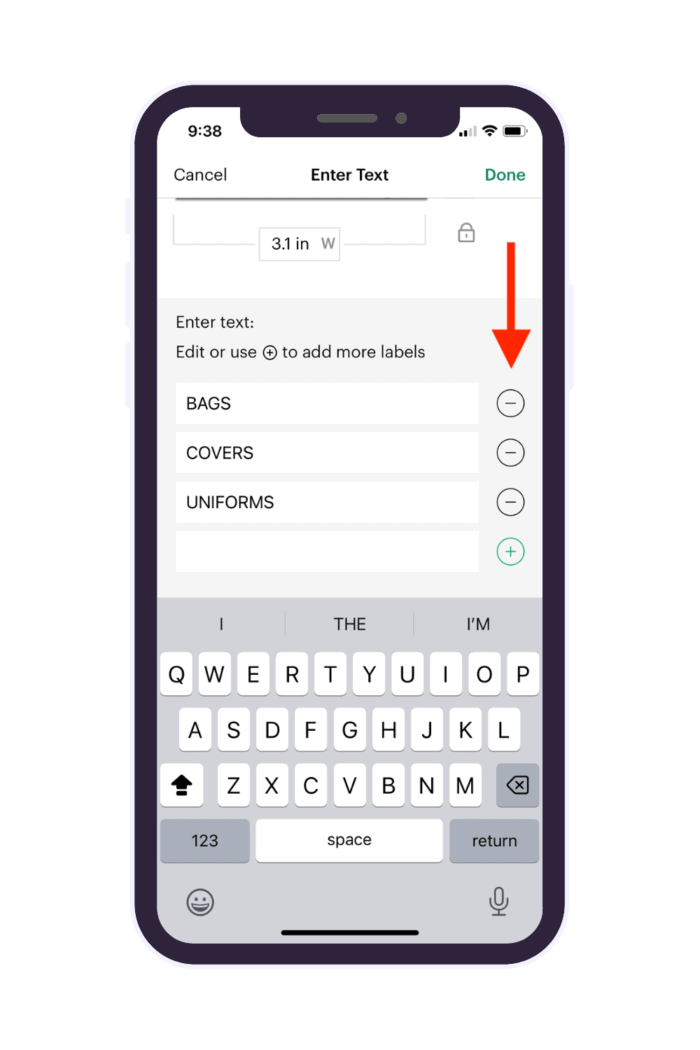 Cricut Joy App Screenshot | Adding Text