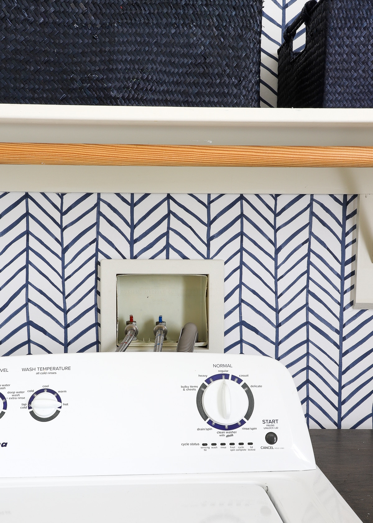 Hide That Ugly Washer Hookup Quick, Cheap, Easy! The Homes I Have Made