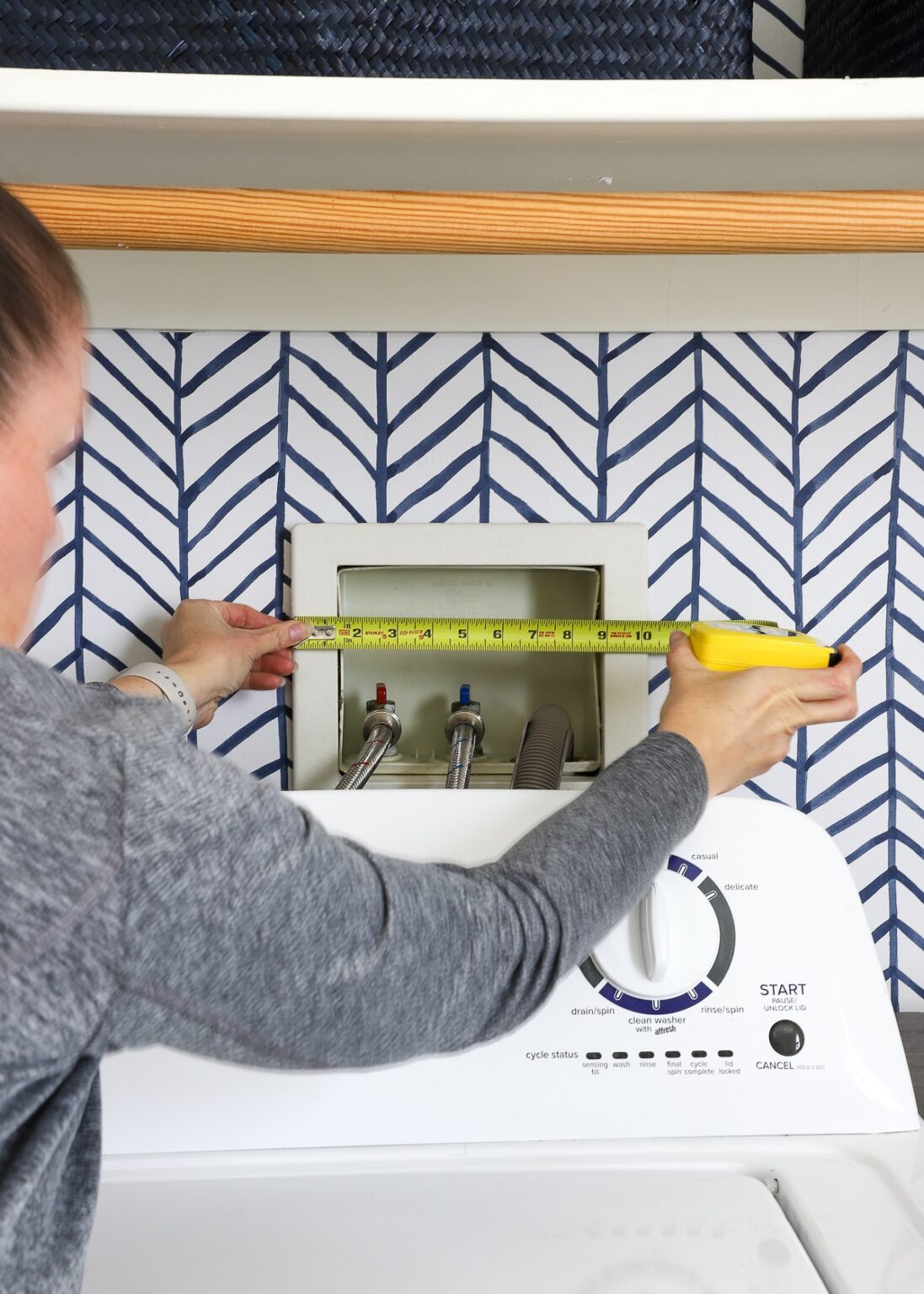 Hide That Ugly Washer Hookup Quick, Cheap, Easy! The Homes I Have Made