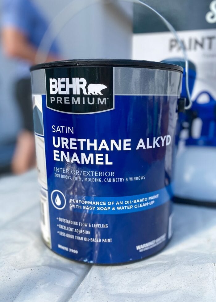 A can of Berh Urethane Alkyd Enamel