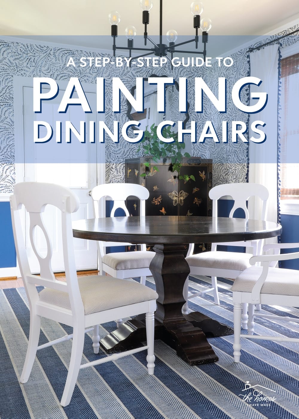 Paint Dining Room Chairs Makeover Title7 