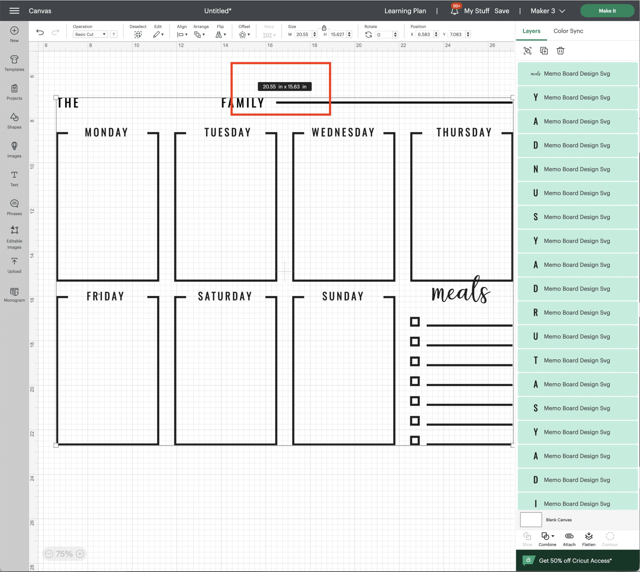 Easy Diy Acrylic Wall Calendar With A Cricut The Homes I Have Made Easy Diy Acrylic Wall Calendar With A Cricut The Homes I Have Made