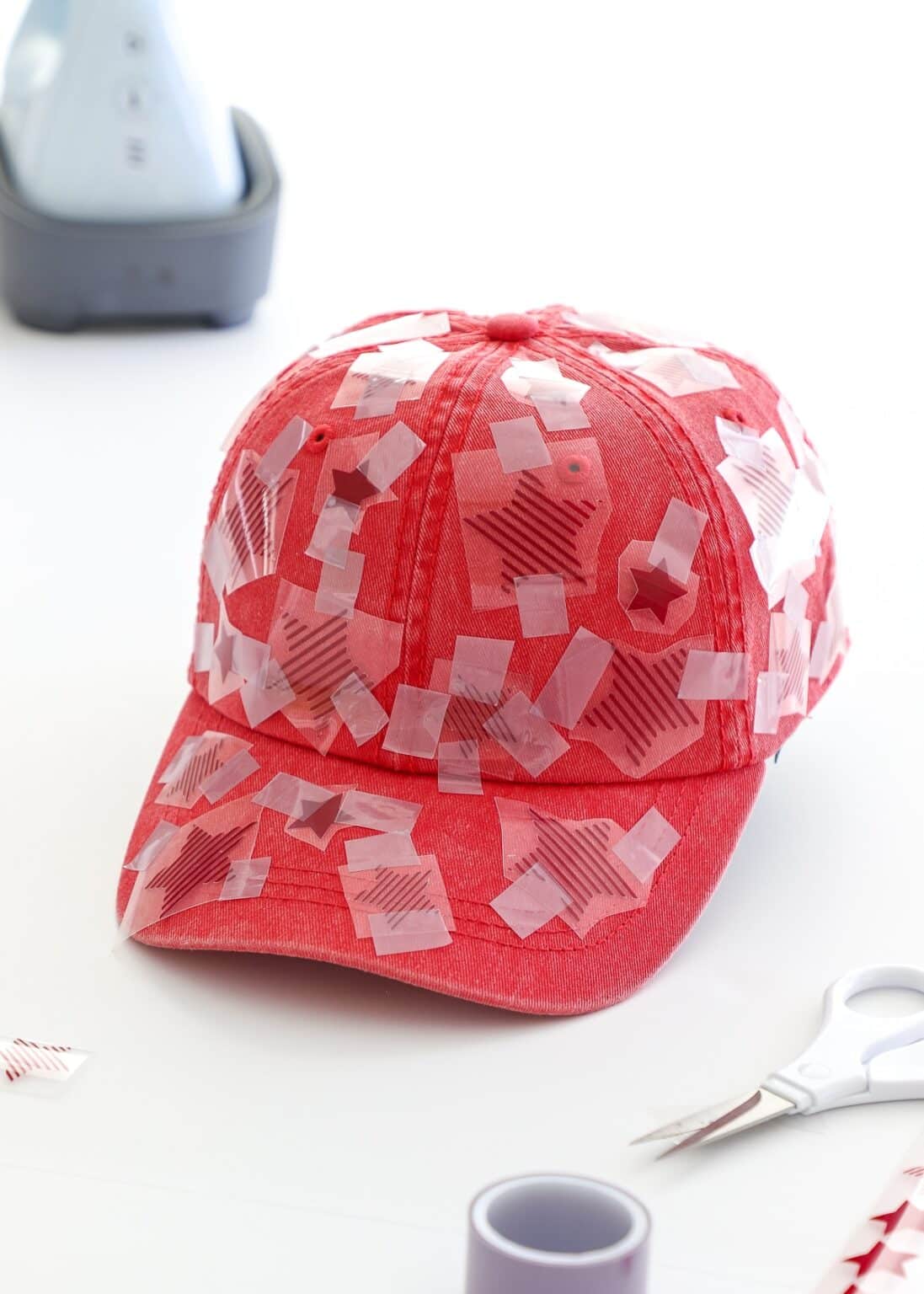 Creating an AllOver Hat Design with Cricut Hat Press The Homes I