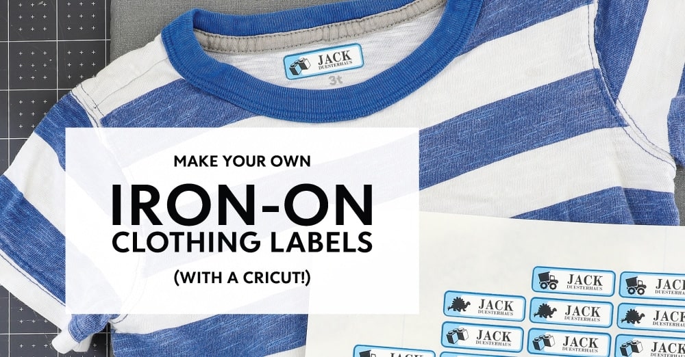 Iron-on labels