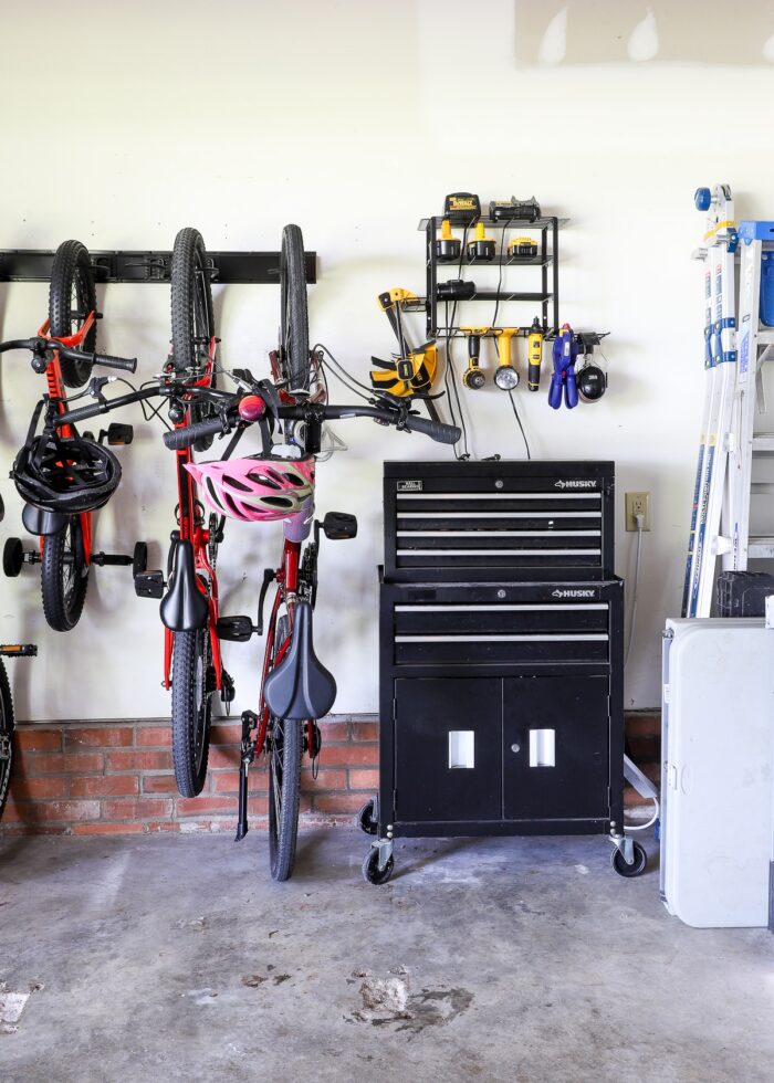 Organized tools and bikes