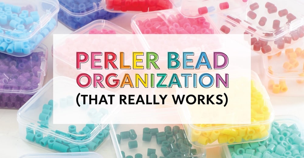 Just finished putting up and organizing all of my Perler beads. I've tried  using bin drawer organizers but never liked the spill risk. I used the  Perler brand cylindrical bead storage and