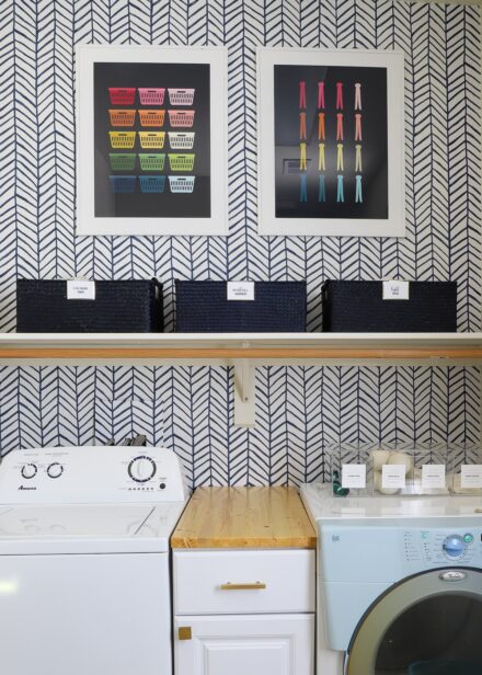 Renter-Friendly Laundry Room Makeover with Easy DIYs - The Homes I Have ...