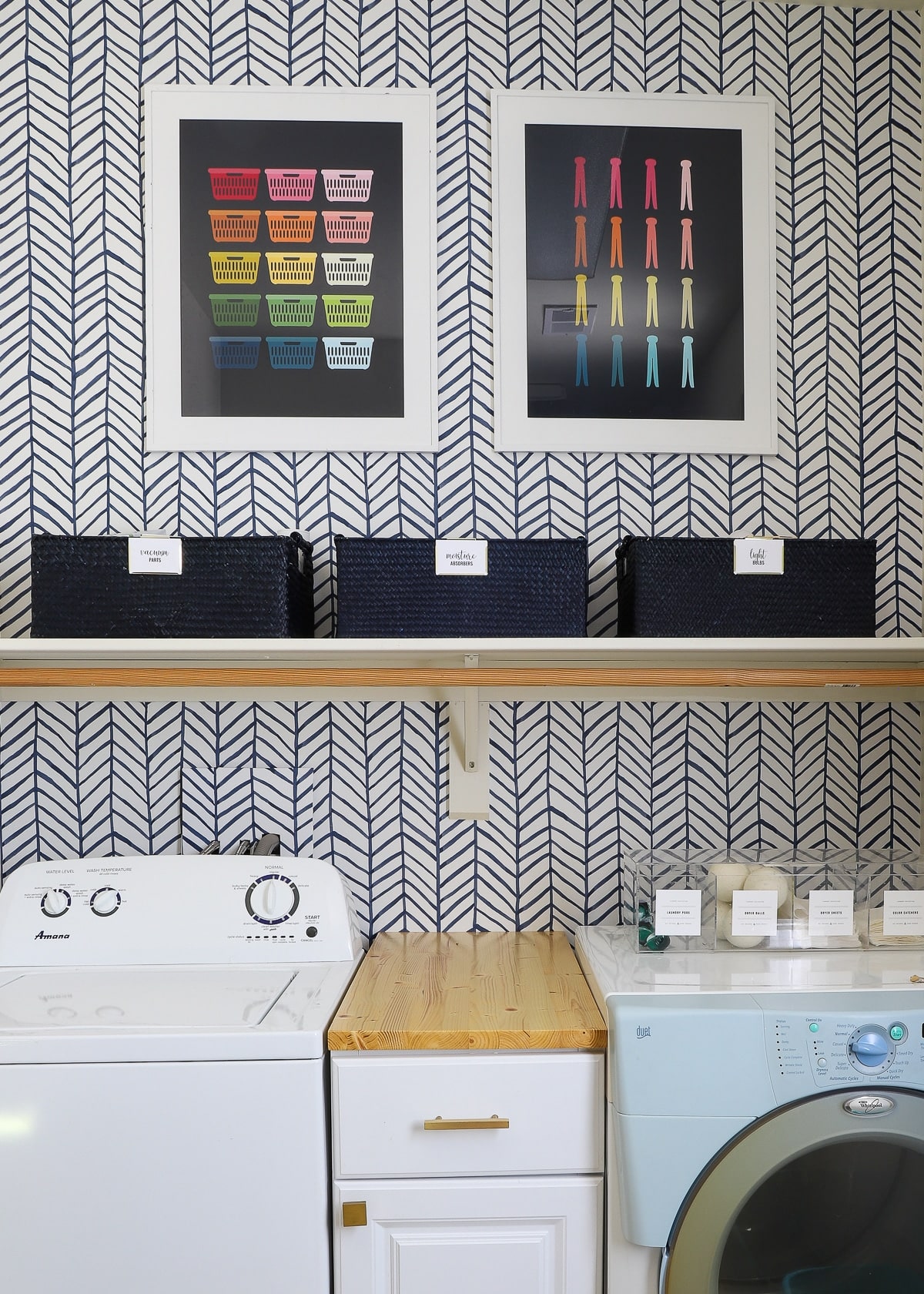 Laundry Room Organization and Printable Laundry Room Labels - The Idea Room