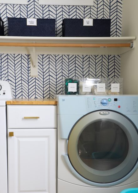 Renter-Friendly Laundry Room Makeover with Easy DIYs - The Homes I Have ...