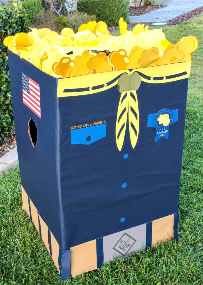 Cub Scout Popcorn Box costume