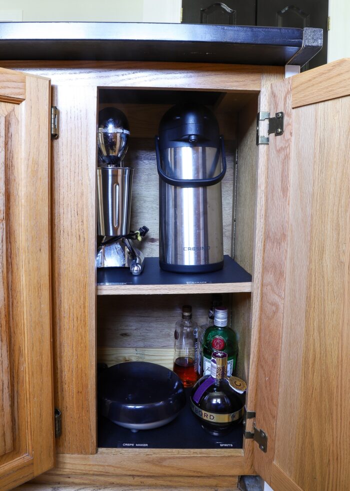 How to Store Small Appliances Inside Kitchen Cabinets - The Homes I Have  Made