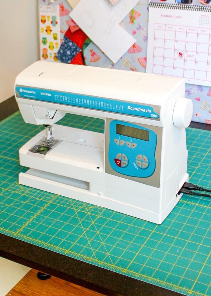 Megan's first sewing machine