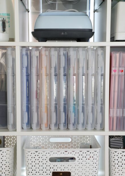 How to (Affordably) Store Craft Paper on IKEA Kallax Shelves - The Homes I Have Made