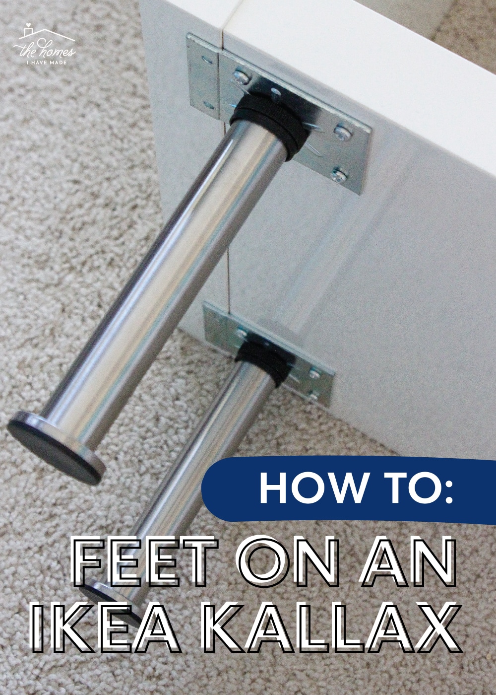 How To Put Feet on an IKEA Kallax | A Complete Guide - The Homes I Have ...