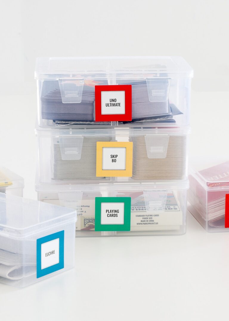 Math Cards Storage Practical Playing Card Storage (That Looks Great Too!) - The Homes I ...