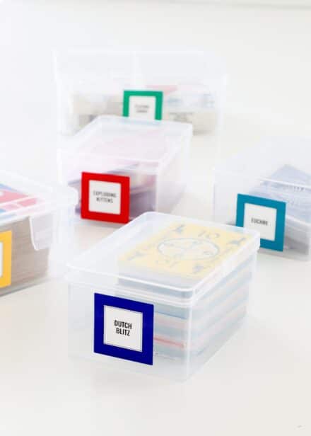 Math Cards Storage Practical Playing Card Storage (That Looks Great Too!) - The Homes I ...