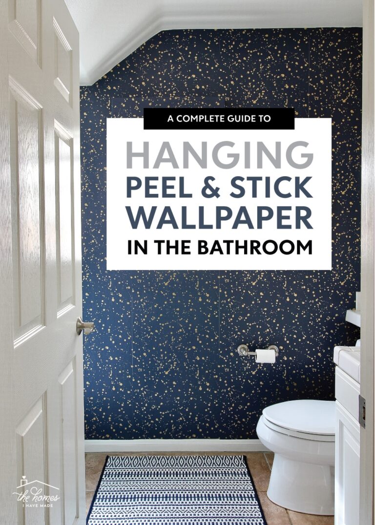Can You Use Peel and Stick Wallpaper In the Bathroom? - The Homes I ...