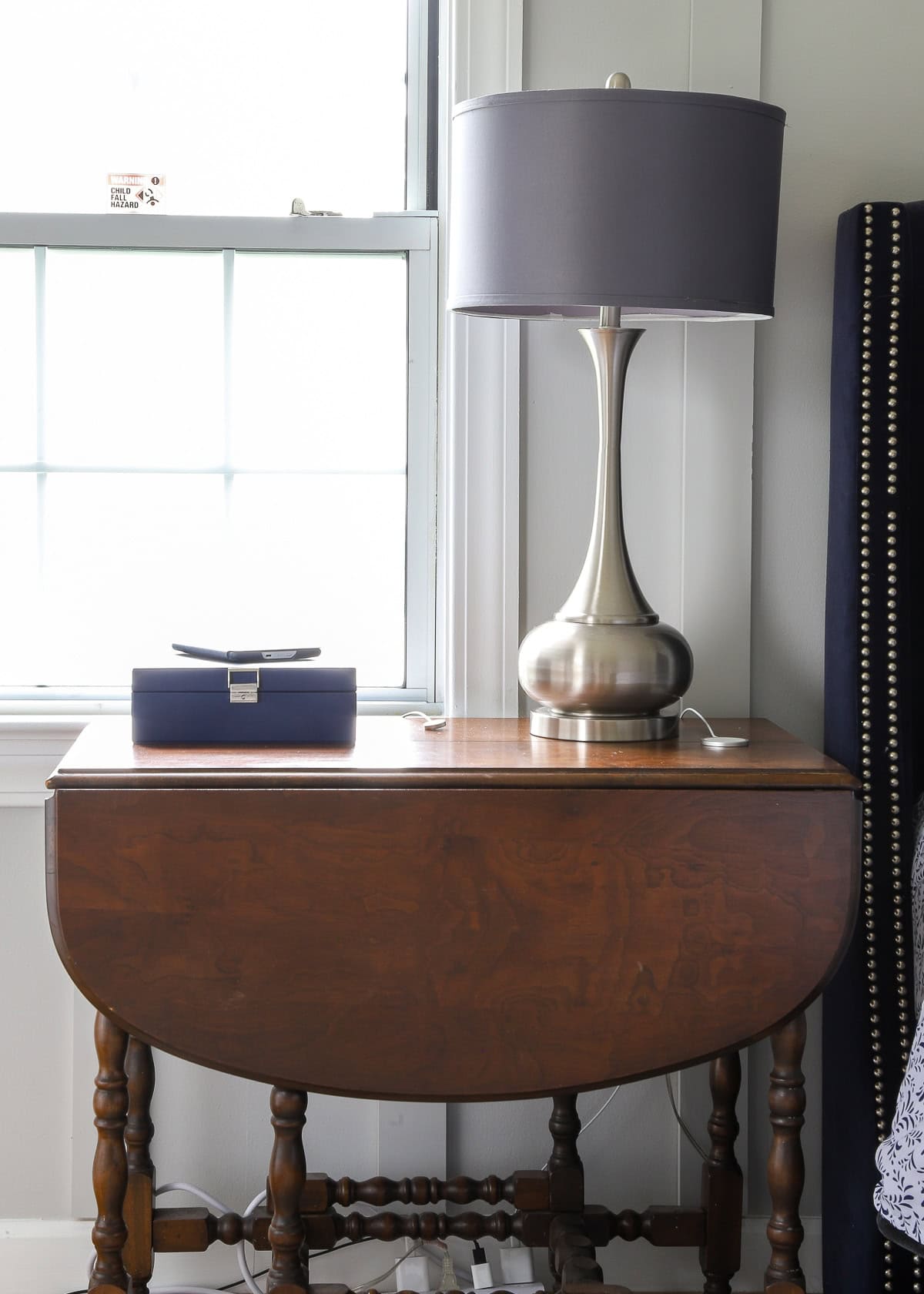Our Serene Navy & Grey Master Bedroom Reveal - The Homes I Have Made