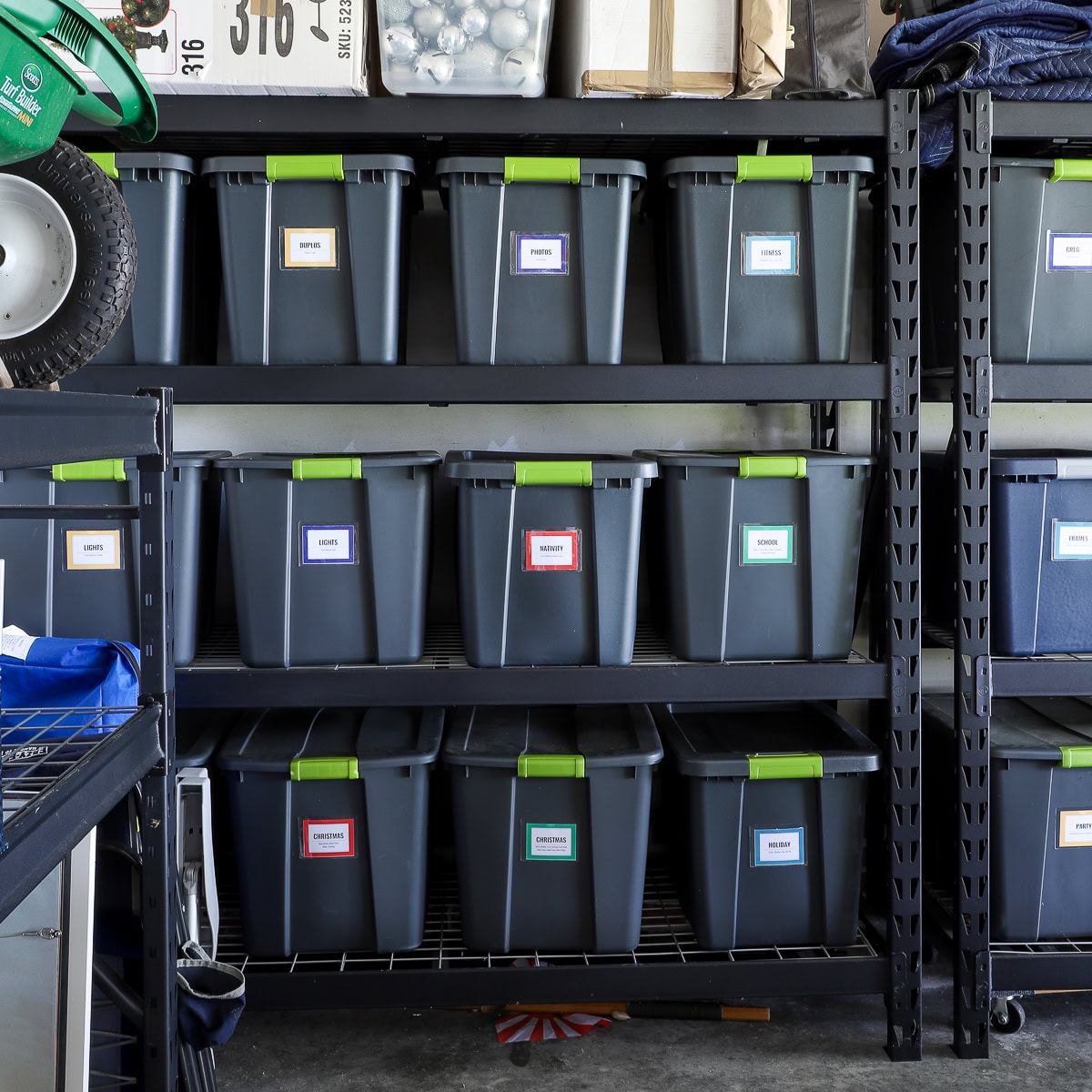 How We Organized All the Things In Our North Carolina Garage - The