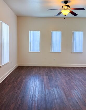 Empty Master Bedroom in Camp Pendleton base housing